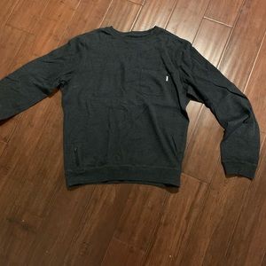 Vuori Jeffrey Crew Neck Sweatshirt Medium Grey
